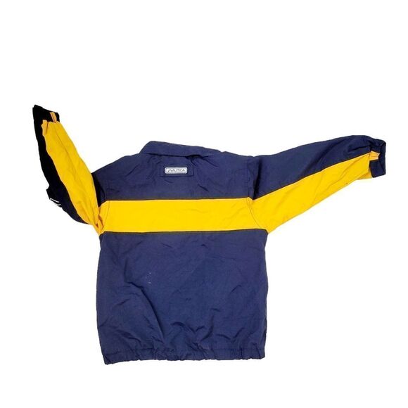 Nautica Navy Blue & Yellow Kids Windbreaker Jacket - Picture 3 of 6
